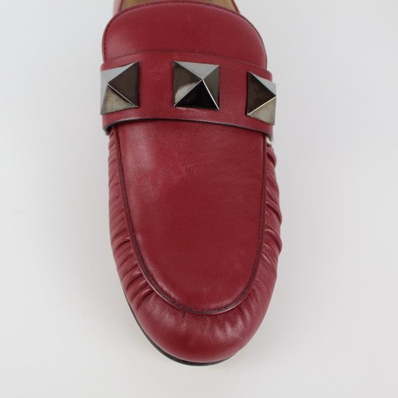 NEW VALENTINO GARAVANI Leather Loafers- Rockstud - Picture 11 of 16